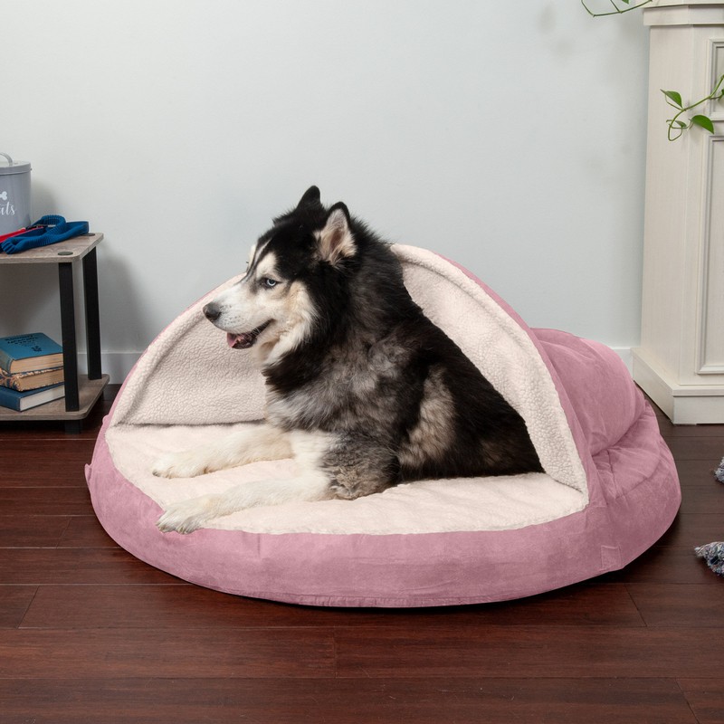 Elnora Hooded Dog Bed