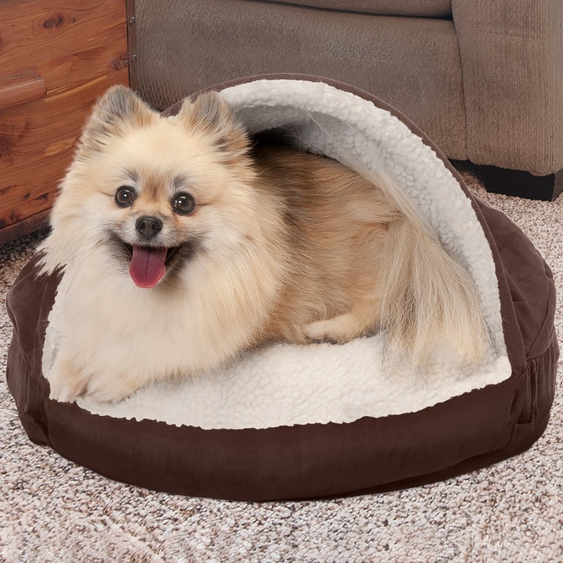 Elnora Hooded Dog Bed