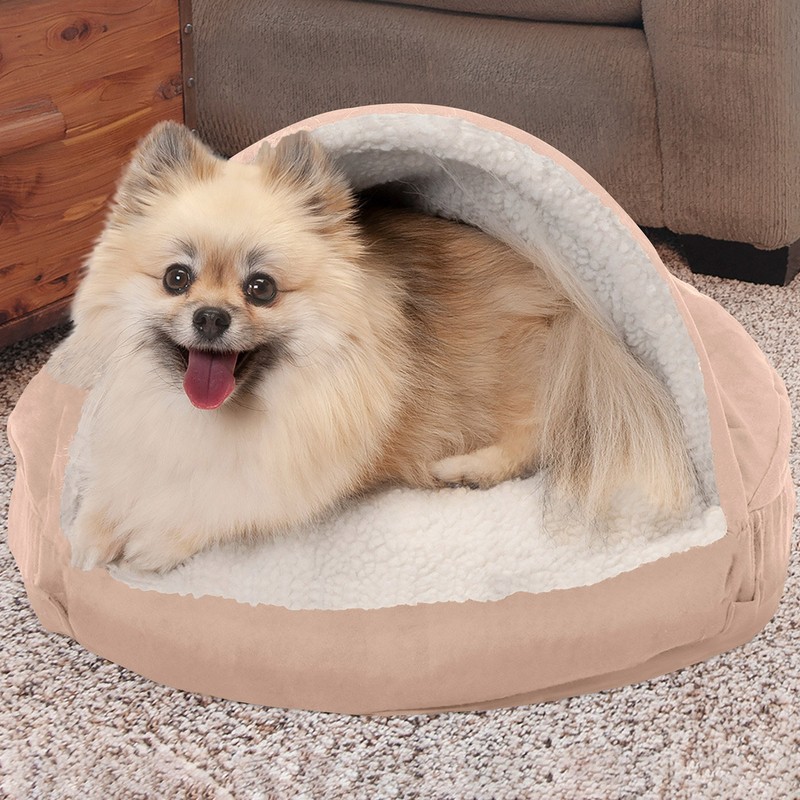 Elnora Hooded Dog Bed