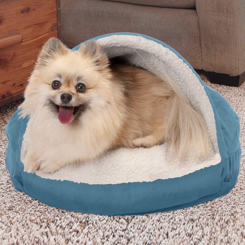 Elnora Hooded Dog Bed