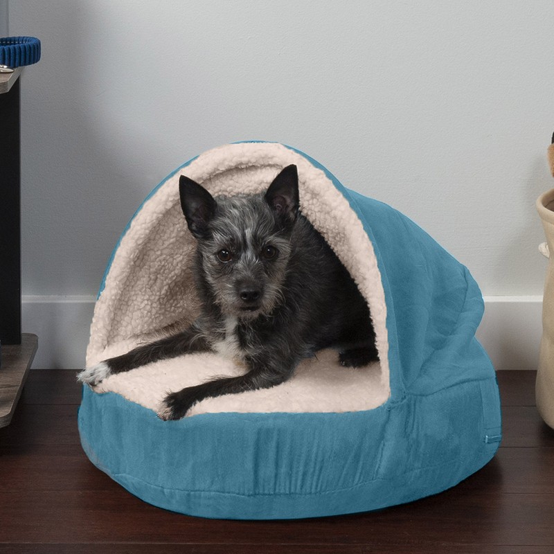 Elnora Hooded Dog Bed