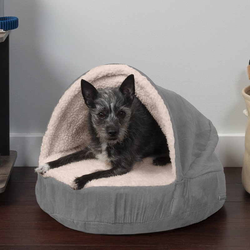 Elnora Hooded Dog Bed