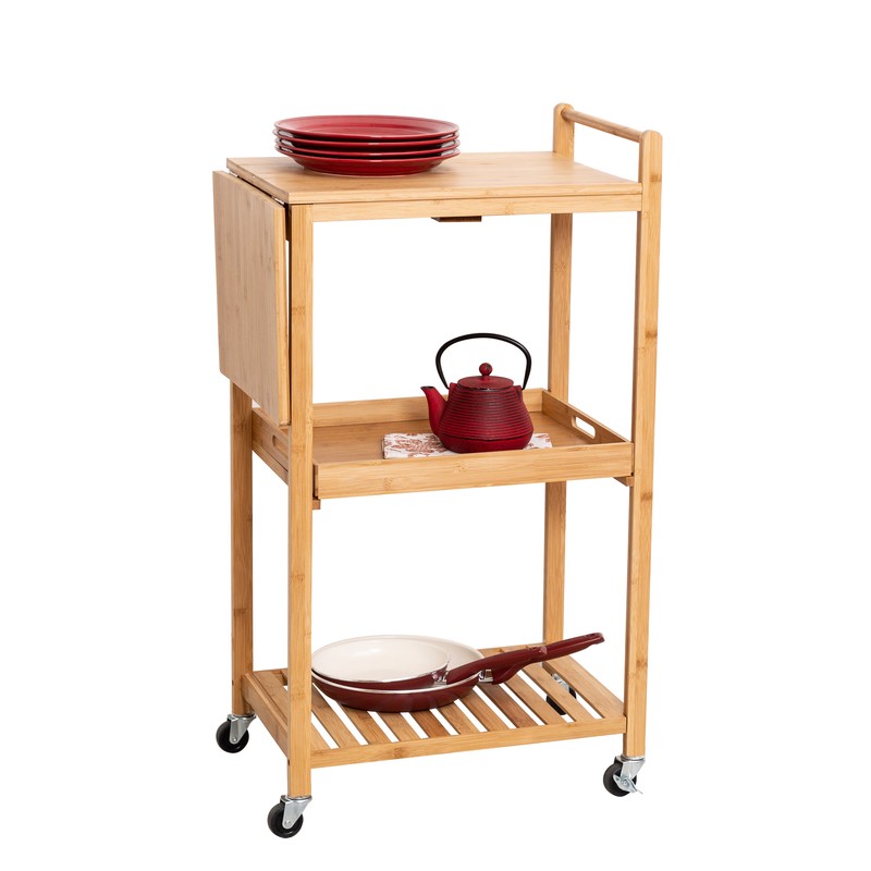 Enrique Rolling Kitchen Cart