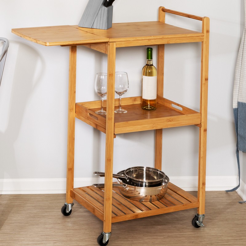 Enrique Rolling Kitchen Cart