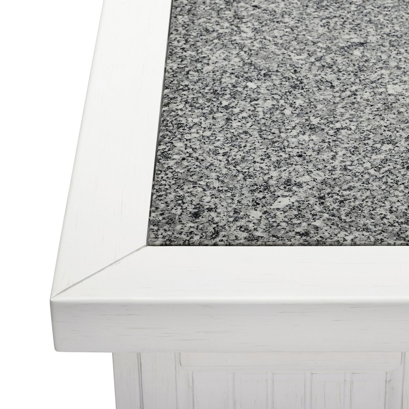 Estrella 48'' Wide Kitchen Island Set with Granite Top