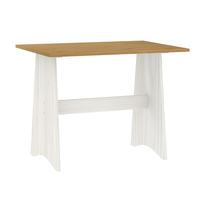 Ethan 6 - Person Pine Solid Wood Breakfast Nook Dining Set