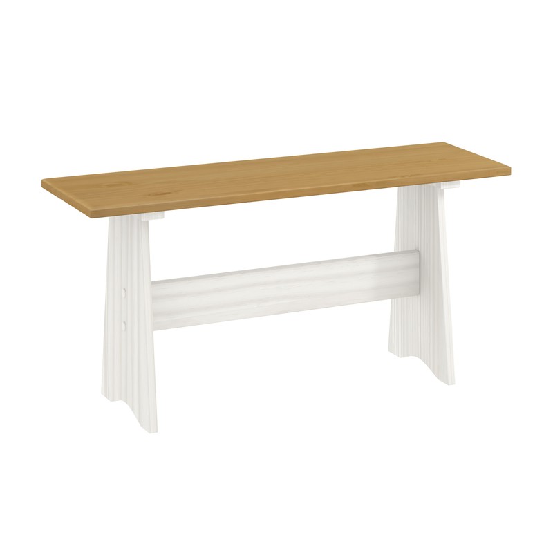 Ethan 6 - Person Pine Solid Wood Breakfast Nook Dining Set