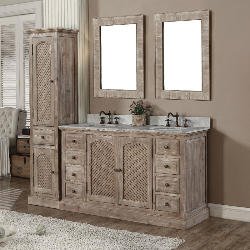 Bathroom Vanity And Linen Cabinet – Rispa