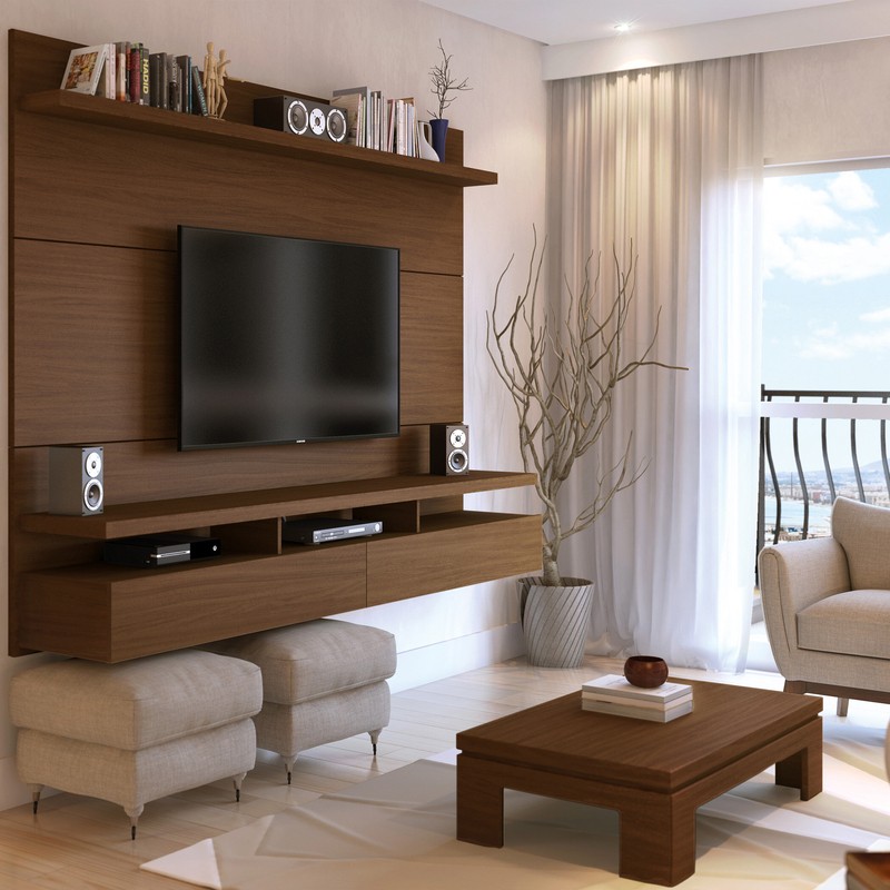 Everley Floating Entertainment Center for TVs up to 80"