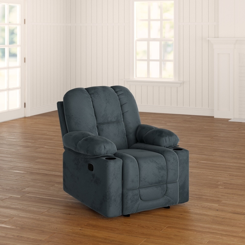 Fason 42.5'' Wide Manual Glider Club Recliner