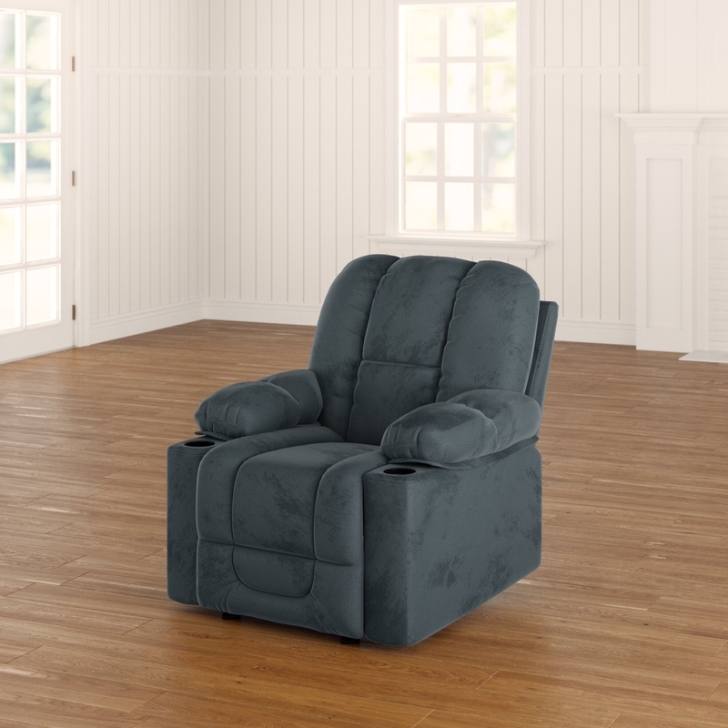 Fason 42.5'' Wide Manual Glider Club Recliner