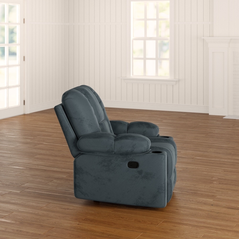 Fason 42.5'' Wide Manual Glider Club Recliner