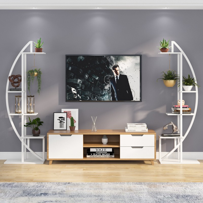 Fatos Rectangular Multi-Tiered Plant Stand