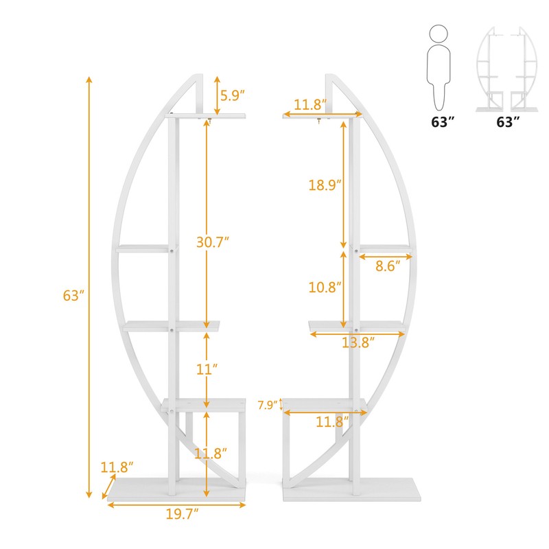 Fatos Rectangular Multi-Tiered Plant Stand