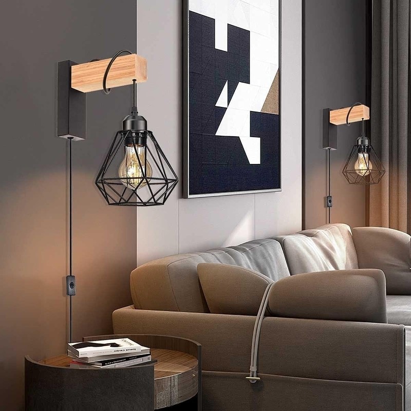 Fayth 1 - Light Plug-In Black Wallchiere