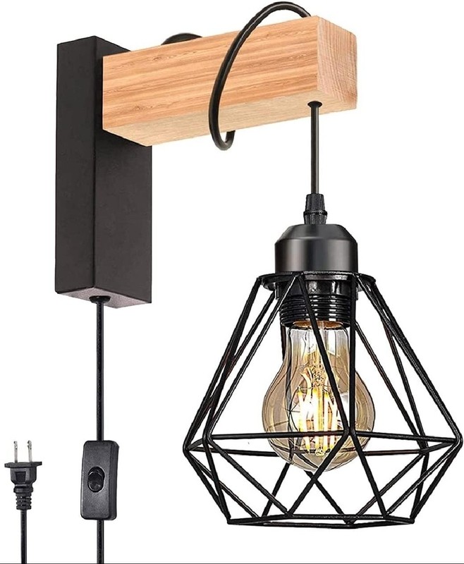 Fayth 1 - Light Plug-In Black Wallchiere