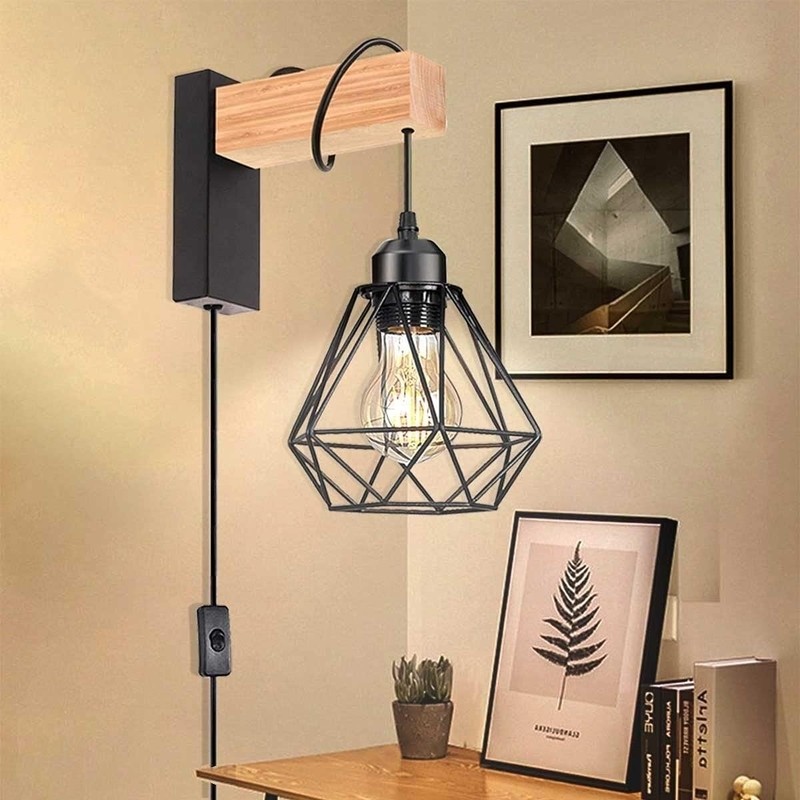 Fayth 1 - Light Plug-In Black Wallchiere