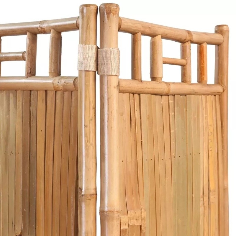 Feinstein Bamboo/Rattan Folding Room Divider
