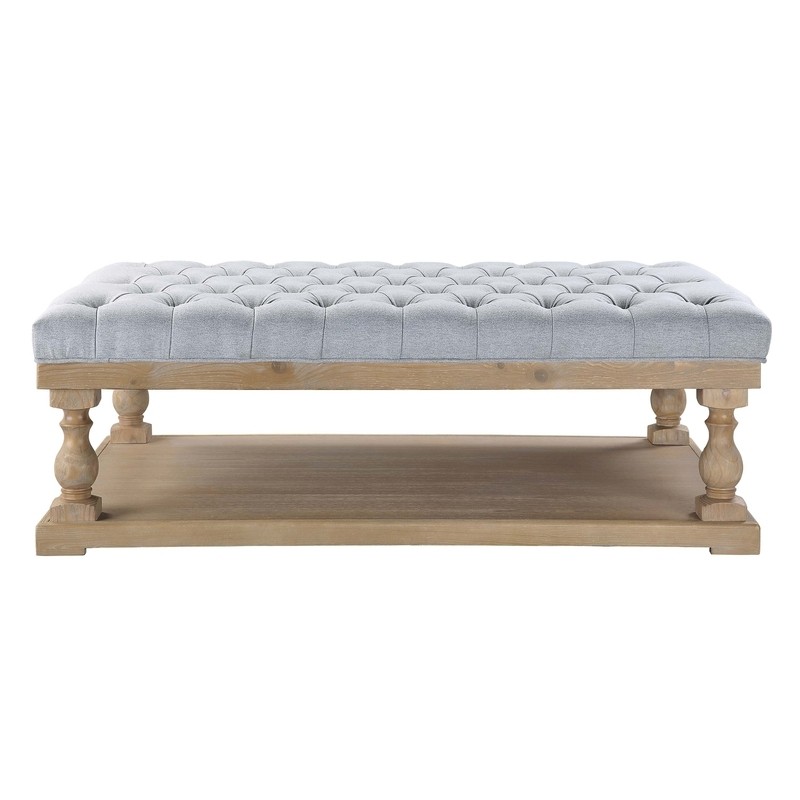 Felty Floor Shelf 1 Coffee Table with Storage