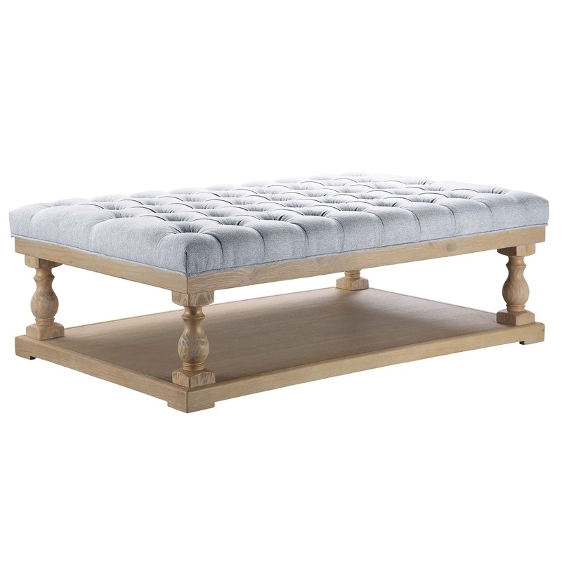 Felty Floor Shelf 1 Coffee Table with Storage