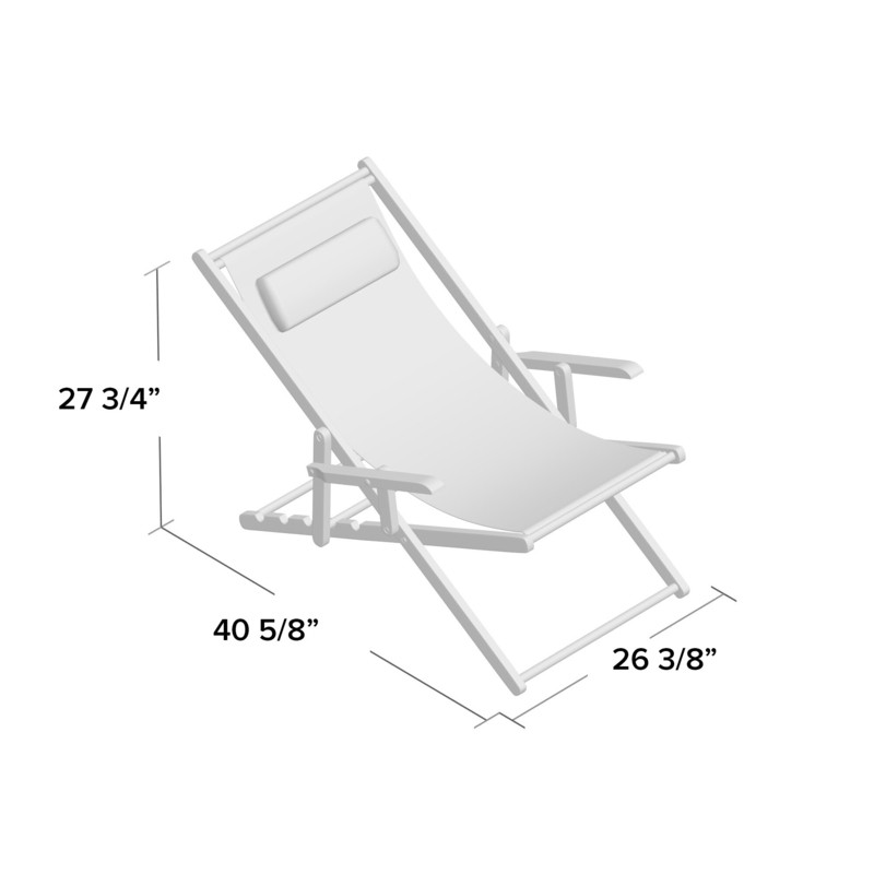Festus Reclining Beach Chair