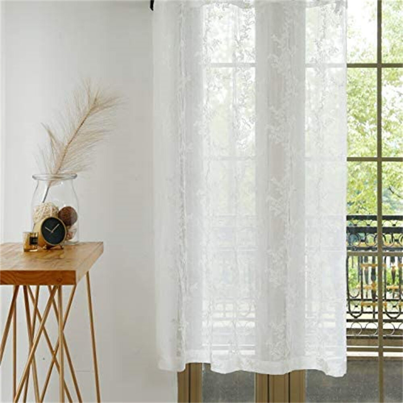 Fez Floral Semi-Sheer Thermal Grommet Curtain Panels