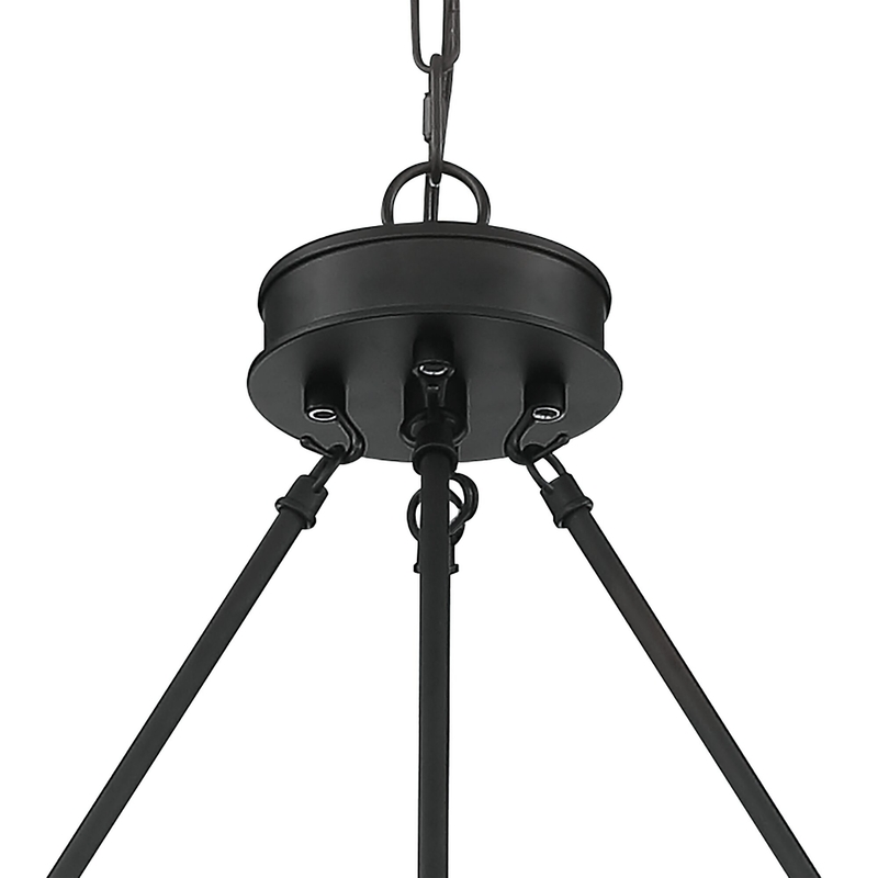 Finchley 12 - Light Candle Style Wagon Wheel Chandelier