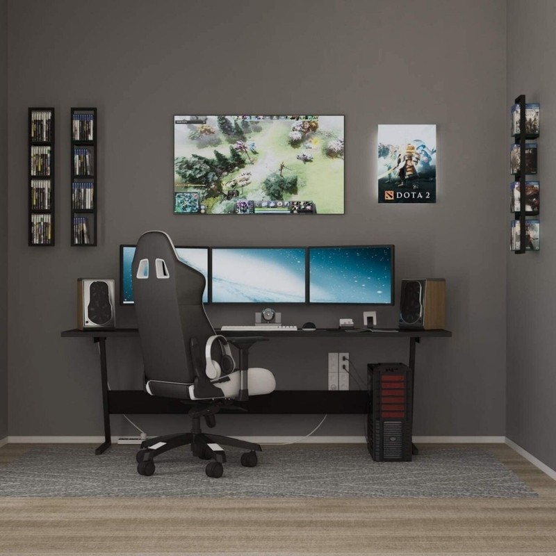 Floating Shelves Wall Mounted Media Storage