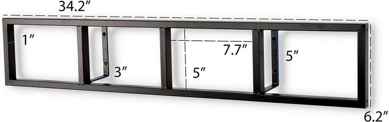Floating Shelves Wall Mounted Media Storage