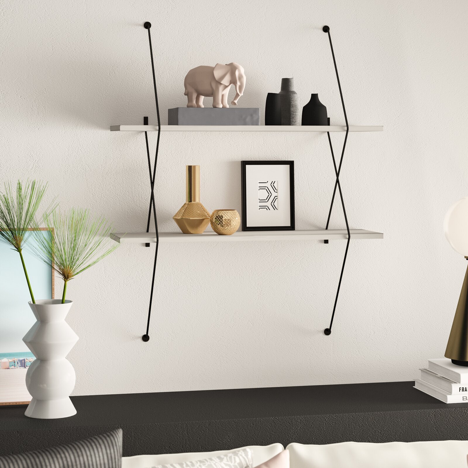 Floating Wall Mounted Bookcase