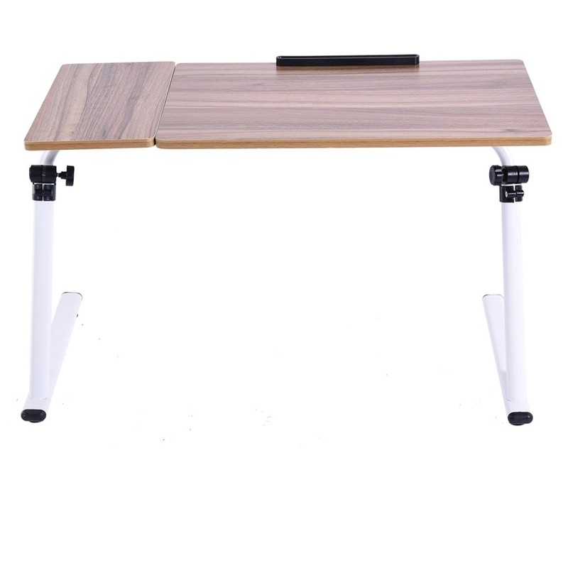 Folding Mobile Side Table Height Adjustable Laptop Table TV Tray
