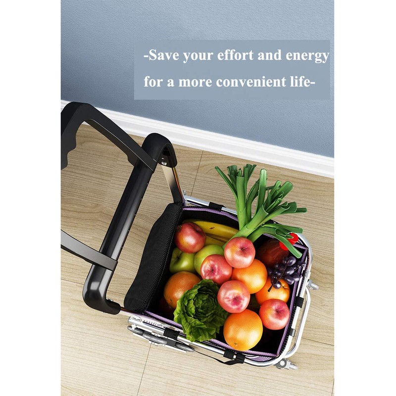 Folding Swivel Wheel Grocery Utility Carts