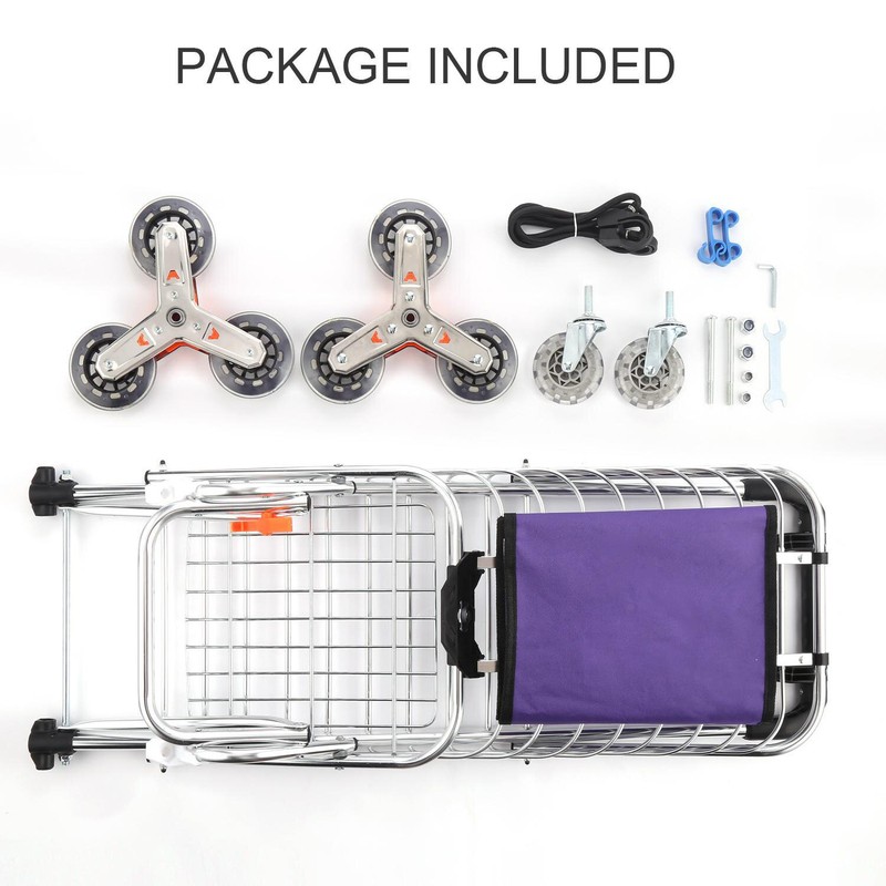 Folding Swivel Wheel Grocery Utility Carts