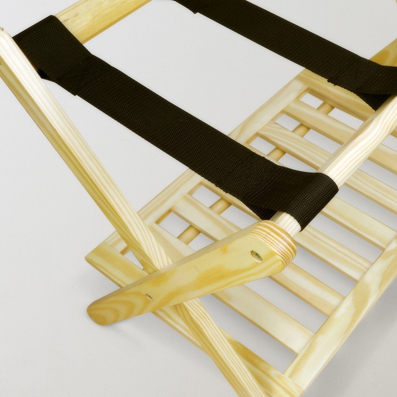 Folding Wood Luggage Rack