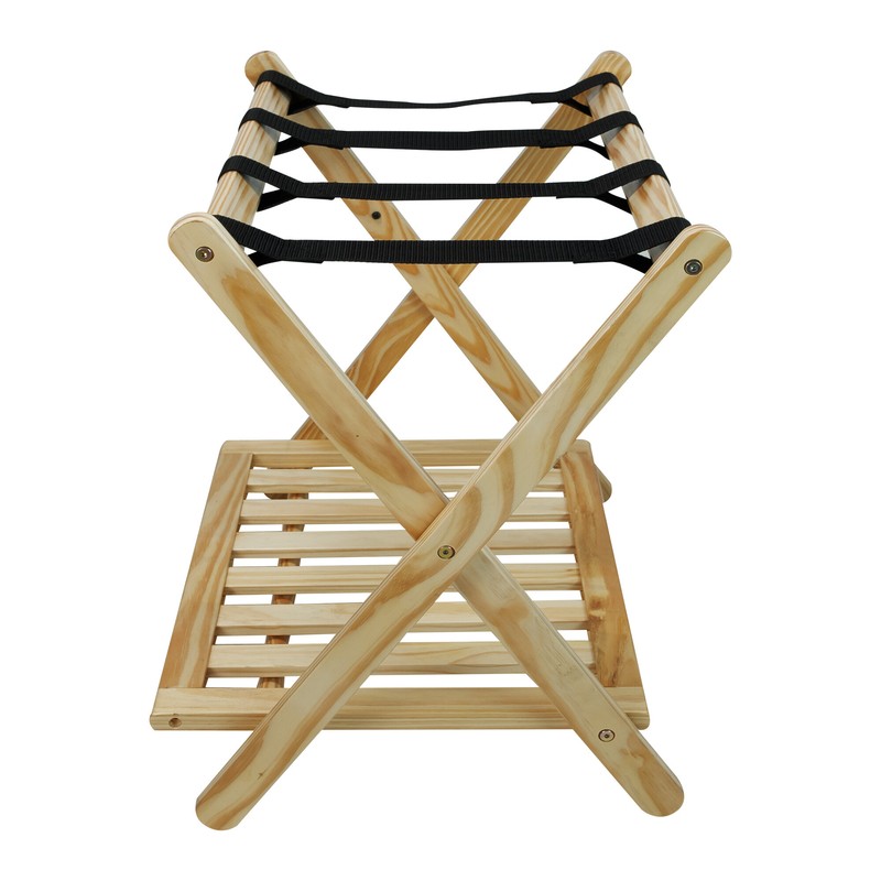 Folding Wood Luggage Rack
