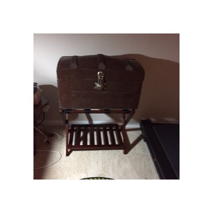 Folding Wood Luggage Rack