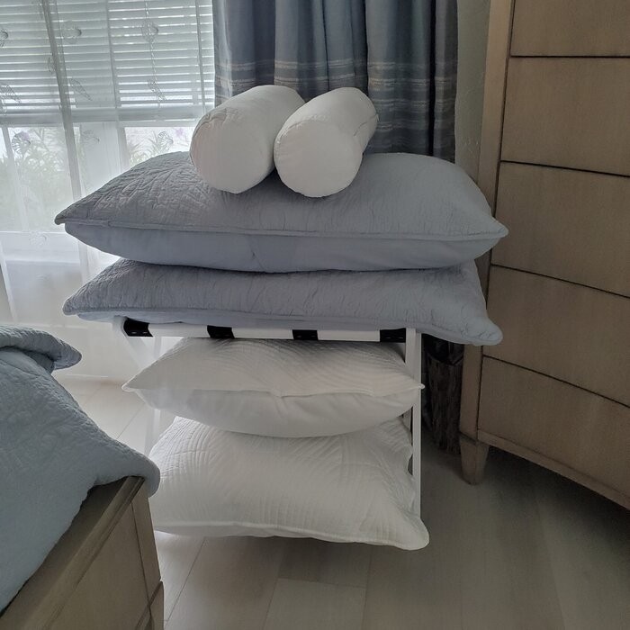 Folding Wood Luggage Rack
