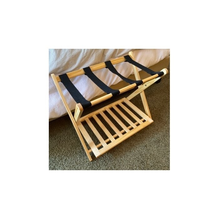 Folding Wood Luggage Rack