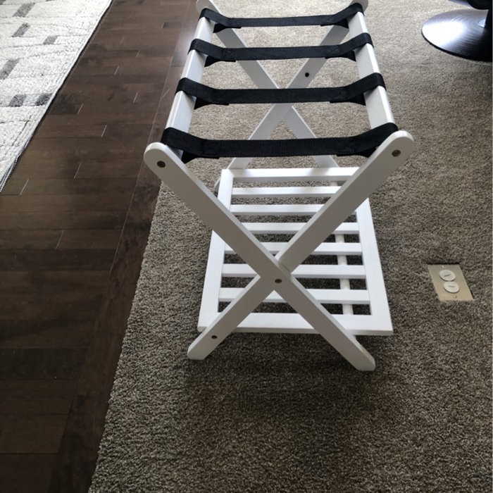 Folding Wood Luggage Rack