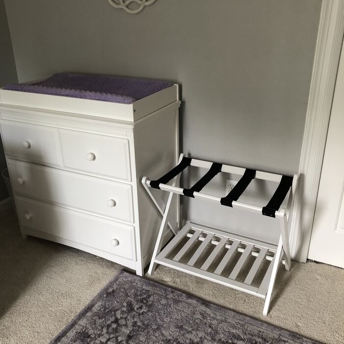 Folding Wood Luggage Rack