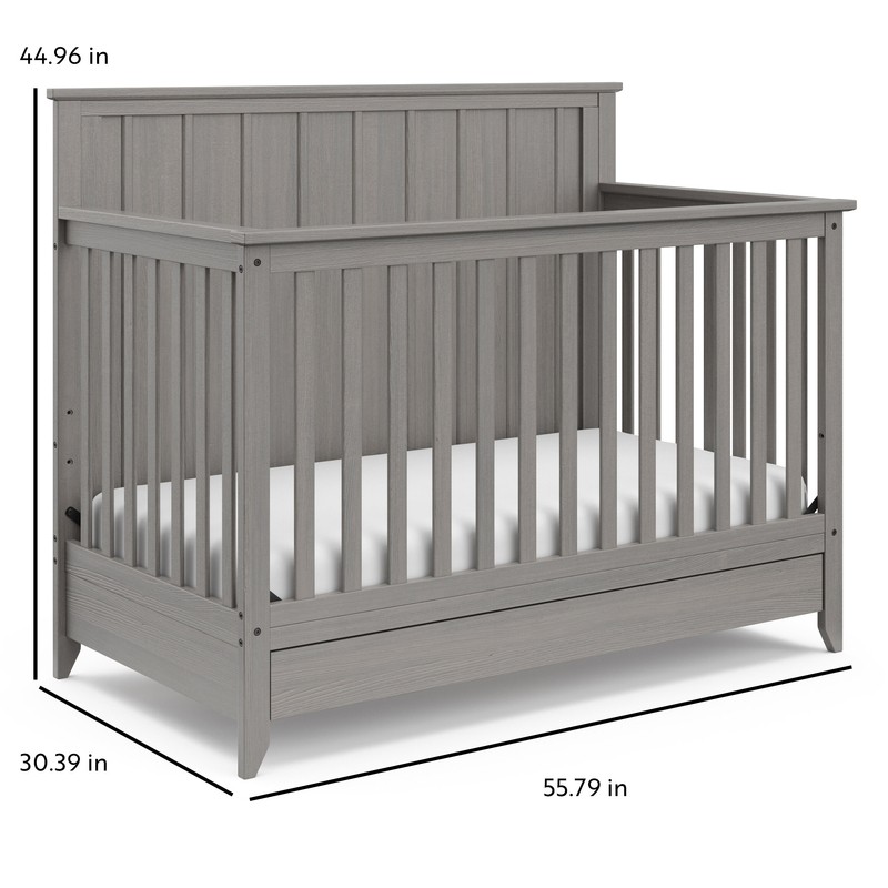 Forrest 4-In-1 Convertible Crib and Storage