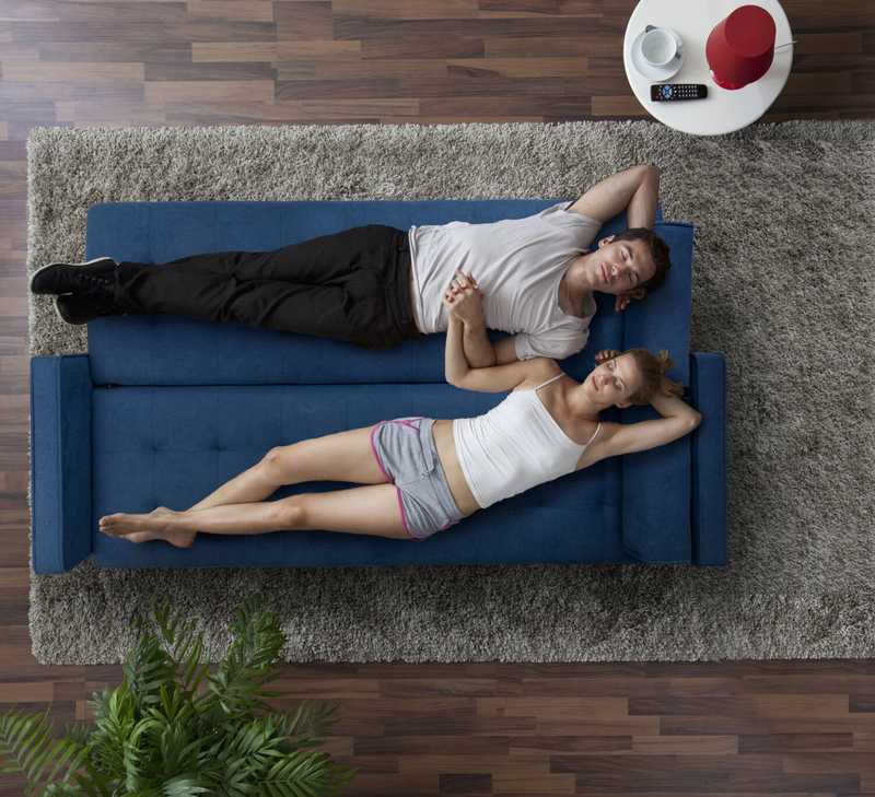 Francesca 82'' Linen Square Arm Sleeper