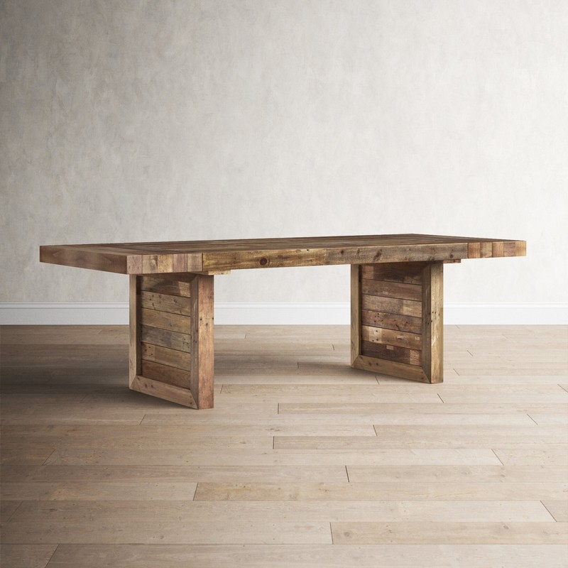 Frederickson Extendable Pine Solid Wood Dining Table