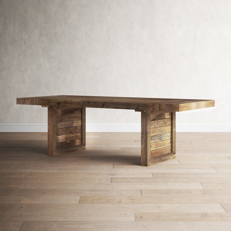 Frederickson Extendable Pine Solid Wood Dining Table