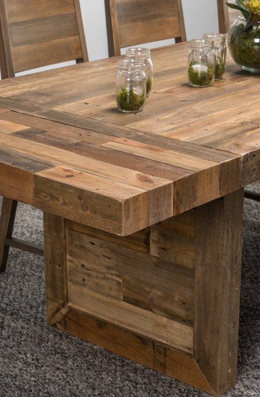 Frederickson Extendable Pine Solid Wood Dining Table