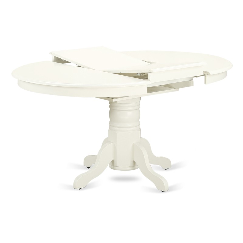 Gebhard Butterfly Leaf Solid Wood Pedestal Dining Table
