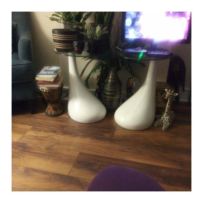 Glass Abstract Coffee Table