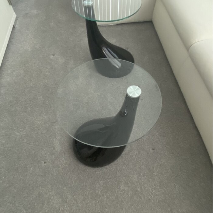 Glass Abstract Coffee Table