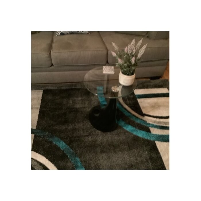 Glass Abstract Coffee Table