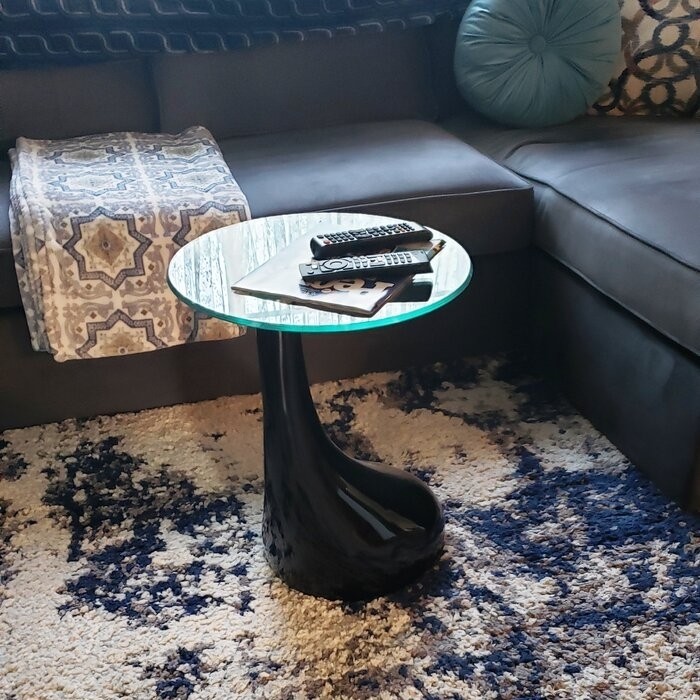 Glass Abstract Coffee Table